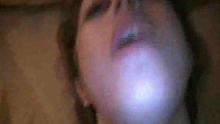 Pussy fucking while watching Tv