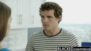 BLACKED Tali Dovas Boyfriend Lets her Try a Big Black Cock
