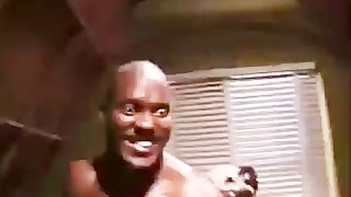 Little slut getting shared by three black zombies with monstrous