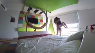 French cock and latina body, nice couple moaning till loud orgasm