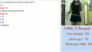 Amazing Body plays Omegle Game x