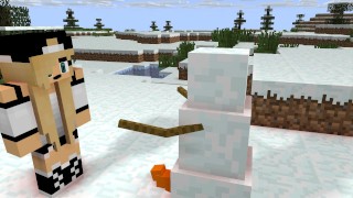 Minecraft its winter [Sebie X Snowman]