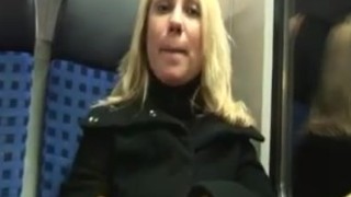 German Public Train Sex