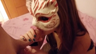 Teen amateur couple homemade doggystyle anal and blowjob