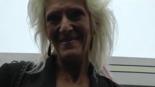 Blonde granny is fucked hard do