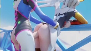 Overwatch D.va x Mercy FUTA