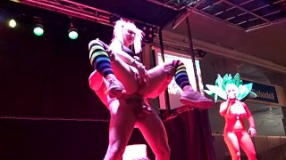 Daniela Evans squirt cámara lenta Salón Erótico de Murcia 2017