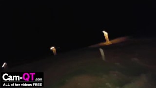 Doing Anal in front of my house at night!