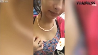 Taiwan woman flash boobs on Google