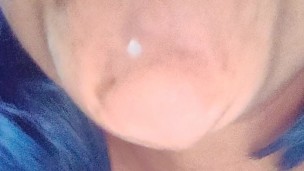 Sexy Smoker Spit Play Big Tits Pop Out On Live Stream